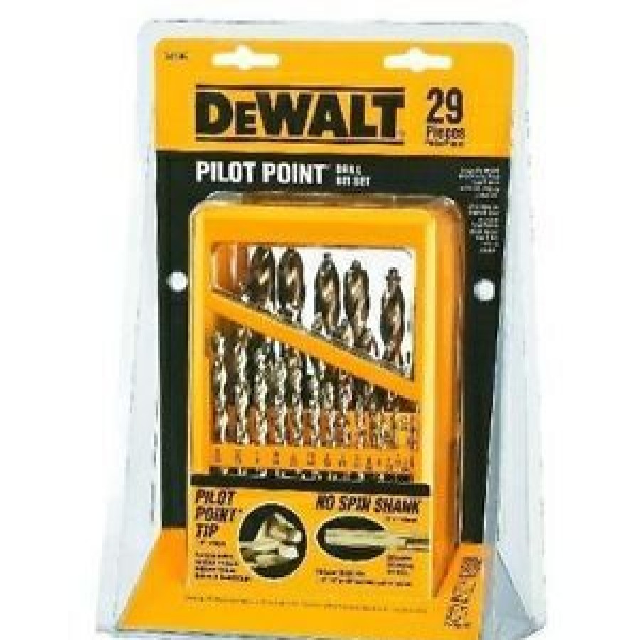 Dewalt 29 Piece Pilot Point Set Metal Index | * Clearance